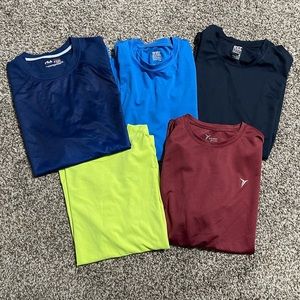 Lot of 5 Work Out Tees